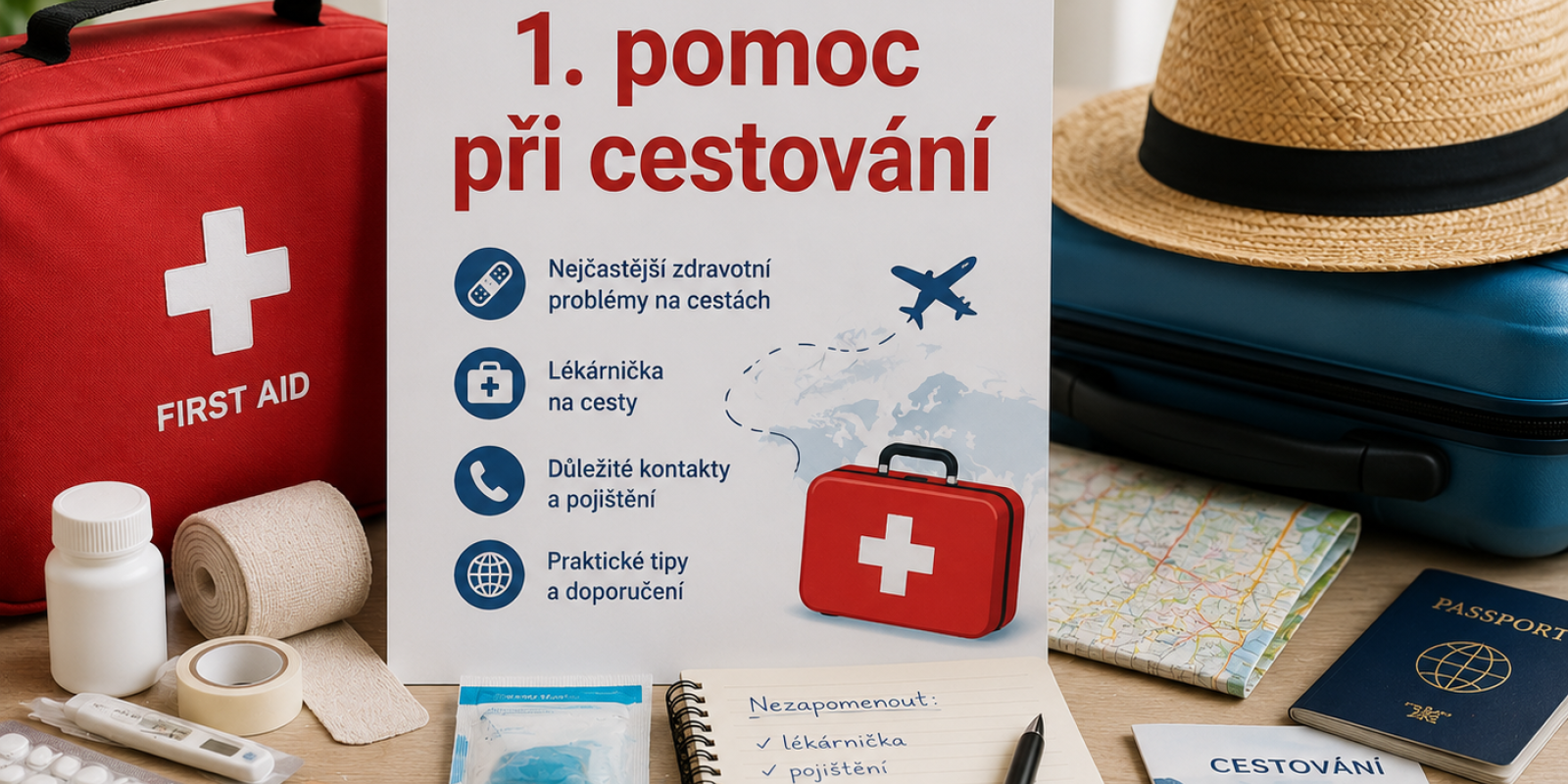 Beseda na aktuální zdravotní téma: 1. pomoc v přírodě a při cestování
