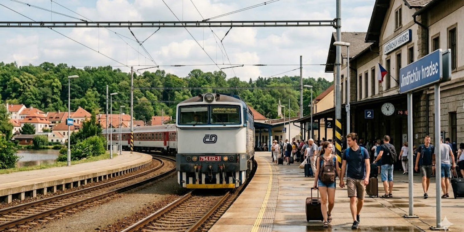 Vlakem do Jindřichova Hradce s Point Plus Jihlava